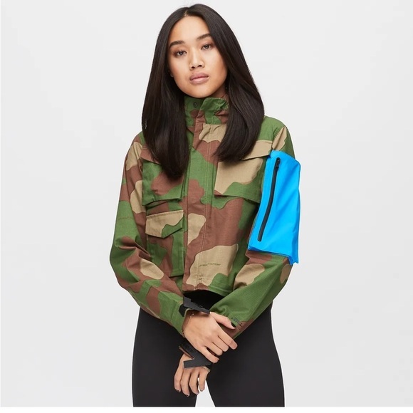 Off-White Jackets & Blazers - Nike *Off White* collab camo jacket womens size xs